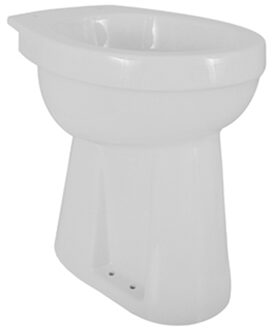 Xellanz Toiletpot Staand AO - 46x46cm Glans Wit