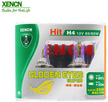 XENCN H4 12V 85/80W P43t 2300K Halogen Headlihgt Replace Upgrade Super Yellow Light Car Bulbs Free Shipping 2Pcs 8401GDE