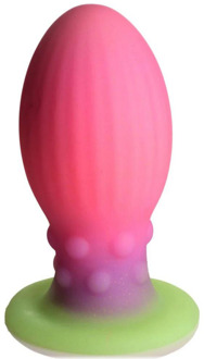 Xeno Egg - Glow in the Dark - Siliconen Ei - XL - Roze - Xeno Egg - Glow in the Dark - Siliconen Ei - XL - Roze