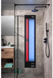 XENZ Feel Good Shower UV en Infrarood Aluminium Zwart