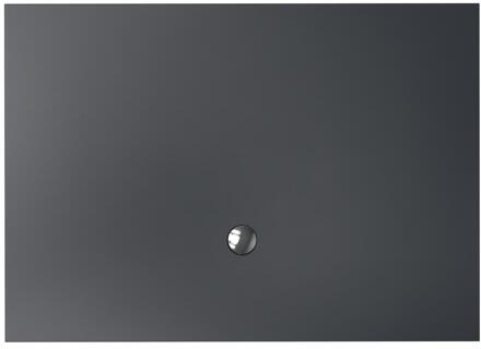 XENZ Flat Plus Douchebak - 100x140cm - Rechthoek - Antraciet mat 6404-05