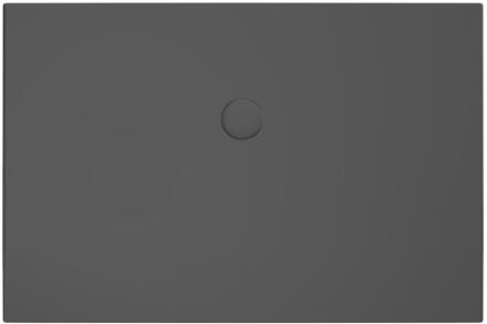 XENZ Flat Plus Douchebak - 90x120cm - Rechthoek - Ebony (zwart mat) 6712-29 Ebony (Zwart Mat) (Zwart)