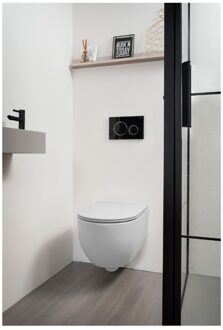 XENZ Gio randloos hangend toilet met softclose zitting hoogglans wit