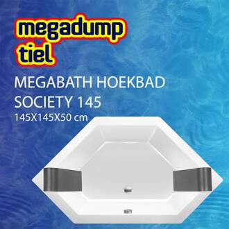 XENZ Hoekbad Society 145 145X145X50 cm MegaBath