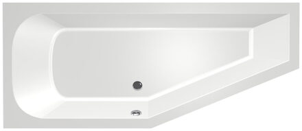 XENZ Hoekbad Xenz Lagoon Compact 170x75x45 cm Links Wit