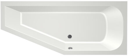 XENZ Hoekbad Xenz Lagoon Compact 170x75x45 cm Rechts Mat Wit