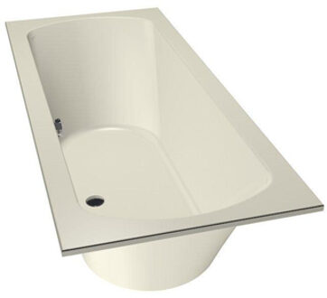 XENZ Lagoon Duobad - 170x75x53 - afvoer Midden - acryl - pergamon 6927-02