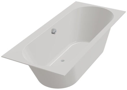 XENZ Ligbad Beterbad Xenz Madeira 160x75 cm Inclusief Badpoten Crème