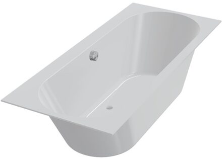 XENZ Ligbad Beterbad Xenz Madeira 160x75 cm Inclusief Badpoten Wit