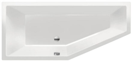 XENZ Ligbad Beterbad Xenz Society Compact Links 180x80x44 cm Antraciet