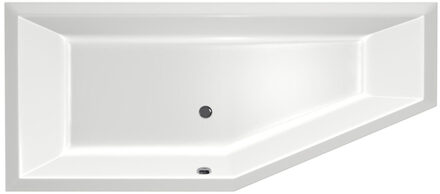 XENZ Ligbad Beterbad Xenz Society Compact Links 180x80x44 cm Wit