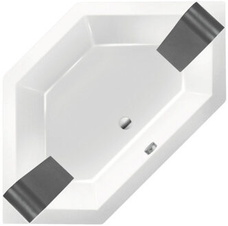 XENZ Ligbad Xenz Society 145 6-hoekig 145x145x50 cm Inbouw Acryl Gebroken Wit