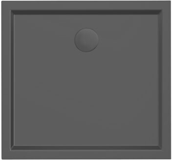 XENZ Mariana Plus rechthoekige douchebak acryl 80x75cm zwart mat