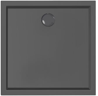 XENZ Mariana Plus vierkante douchebak acryl 90x90cm zwart mat