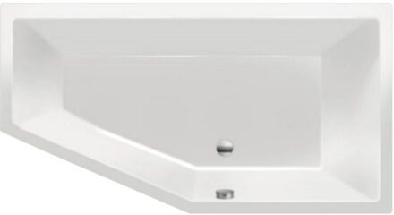 XENZ Society Hoekbad - 160x90x53 - afvoer Midden - Rechts - acryl - wit 6882-01