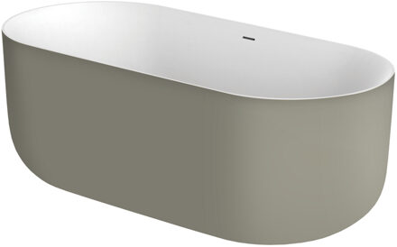 XENZ Vrijstaand Bad Mauro 180x84x64 cm Solid Surface Grijs