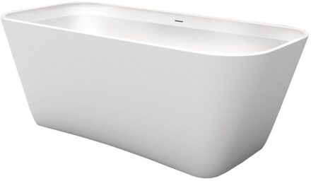 XENZ Vrijstaand Bad Xenz Cristiano 170x75x63 cm Solid Surface Wit