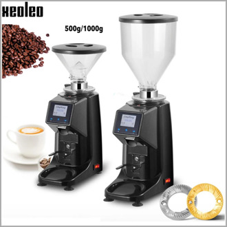 XEOLEO Electric Coffee grinder 200W Espresso coffee grinder Flat whetstone 500g Coffee miller Touch panel Bean crush maker