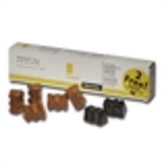 Xerox 016160700 colorstix geel 5 stuks / colorstix zwart 2 stuks (origineel)
