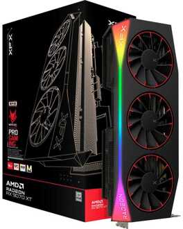 XFX Radeon RX 9070 XT OC Mercury RGB Magnetic Air Grafische kaart