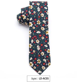 Xgvokh Mannen Tie 100% Katoen Bloemen Hals Stropdas Mode Mager Banden Voor Mens Corbatas Para Hombre Bruiloft Bedrijfsstropdas LD-AC05