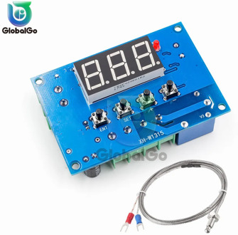 XH-W1315 K type Thermocouple High Temperature Digital Thermostat One Way Relay Output -30-999 Degree Temperature Controller