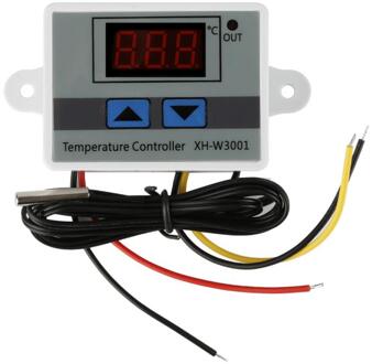 XH-W3001 Temperatuurregelaar Digitale Led Temperatuur Controller Thermometer Thermo Controller Schakelaar Probe Dc 220V