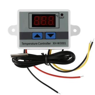 XH-W3001 Temperatuurregelaar Digitale Led Temperatuur Controller Thermometer Thermo Controller Schakelaar Probe Voor Dc 220V