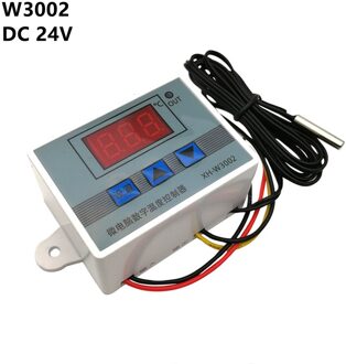 XH-W3001/W3002 Digitale Led Controle Temperatuur Microcomputer Thermostaat Thermometer Thermoregulator 12V 24V 220V W3002 DC 24V