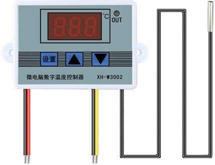 XH-W3002 110-220V Digitale Led Temperatuur Controller 10A Thermostaat Schakelaar Probe Met Waterdichte Sensor Microcomputer 110-220V / 100Mm