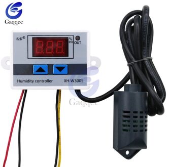 XH-W3005 220V 12V 24V Digitale Vochtigheid Controller Instrument Vochtigheid Schakelaar Hygrostaat Hygrometer SHT20 Vochtigheid Sensor DC 12V