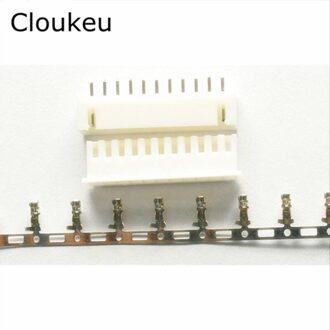 XH2.54 11 P Straight pin Aansluiten terminal XH 2.54mm 11Pin Connector Plug + Socket + Metalen reed 50 Sets