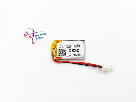 XH2.54 350 mAh 502030 3.7 V lithium polymeer batterij headset Bluetooth Keyboard recorder