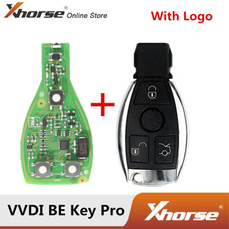 Xhorse VVDI BE Key Pro Improved Version with Smart Key Shell 4 Button for Benz Get 1 Free Token for VVDI MB Tool