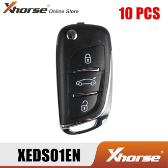 Xhorse XEDS01EN For DS Style Super Remote 3 Buttons with Built-in Super Chip English Version 10PCS