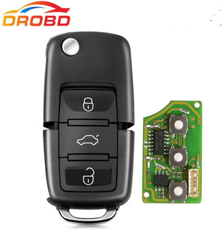Xhorse XKB501EN Wire Remote Key For Volkswagen B5 Style Remote Key 3 Buttons Board