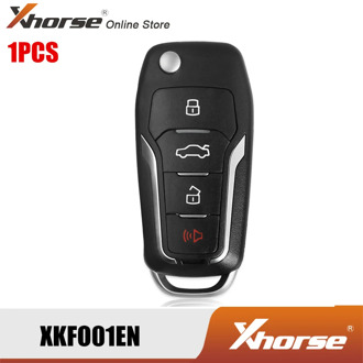 Xhorse XKFO01EN X013 Series Universal Remote Key Fob 4 Button for Ford
