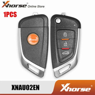 XHORSE XKKF02EN Universal Wired Remote Car Key with 3 Buttons for VVDI Key Tool English Version 1 PCS