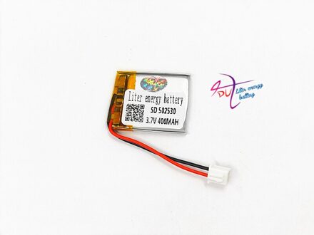 XHR-2P 2.54 3.7 V 400 mAh 502530 in core lithium polymeer batterij, Bluetooth stereo