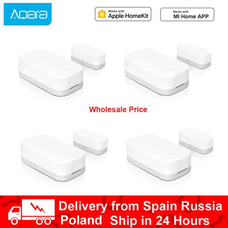 Xiaomi Aqara Door Sensor Zigbee Wireless Connection Smart Mini Door Window Sensor Work With Gateway Hub For Homekit Mi Home App