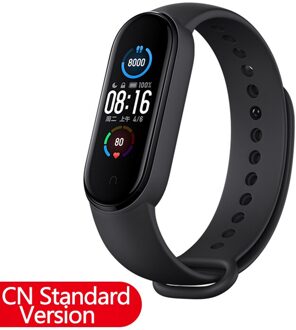 Xiaomi Mi Band 5 Smart Armband 5ATM Waterdichte Smart Sport Band 1.1 Inch Amoled Kleurrijke Screen Nfc Hartslag Fitness tracker standaard- Version