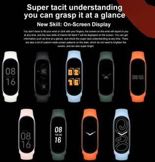 Xiaomi Mi Band 7 Standard Edition Smart Bracelet with Portuguese Instruction Manual