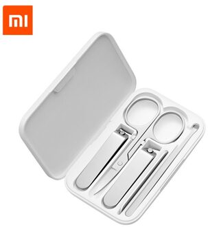 Xiaomi Mijia 5Pcs Draagbare Vingernagel Teennagel Manicure Pedicure Magnetische Absorptie Roestvrij Staal Nagelknipper Set Smart Home