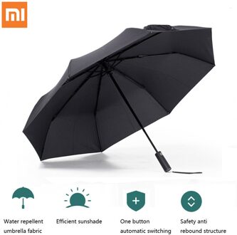 Xiaomi Mijia Automatische Zonnige Regenachtige Bumbershoot Aluminium Winddicht Waterdicht UV Parasol Man vrouw Zomer Winter Zonnescherm