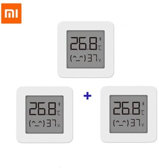 Xiaomi Mijia Bluetooth-Compatibel Thermometer 2 Draadloze Smart Elektrische Digitale Hygrometer Thermometer Werken Met Mijia App 3stk