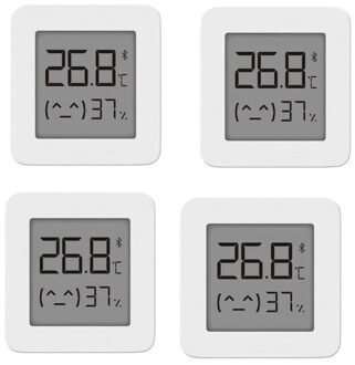 Xiaomi Mijia Bluetooth-Compatibel Thermometer 2 Draadloze Smart Elektrische Digitale Hygrometer Thermometer Werken Met Mijia App 4stk