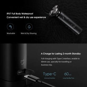 Xiaomi Mijia Electric Shaver S500 Facial Beard Trimmer with LED Display