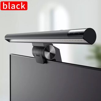 Xiaomi Mijia Lite Bureaulamp Opvouwbare Student Ogen Bescherming Usb Type-C Voor Computer Pc Monitor Screen Bar Opknoping licht Led Baseus zwart