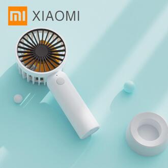 Xiaomi Mijia Mini Usb Ventilator Draagbare Handheld Kleine Ventilator Kantoor Gadgets Oplaadbare Wit Outdoor Zomer Koeler Koelventilator