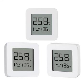 Xiaomi Mijia Smart Thermometer 2 Bluetooth Temperatuur Vochtigheid Sensor Lcd Digitale Hygrometer Vochtmeter Werken Met Mijia App 3stk